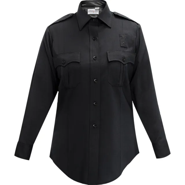 Flying Cross Justice Women's Long Sleeve Shirt LAPD Navy