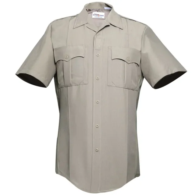 Flying Cross Command Power Stretch Short Sleeve Shirt Zipper
