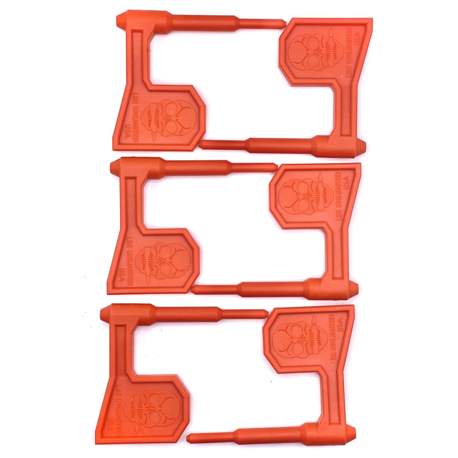 Buy LBE Unlimited CSFLG-RFL Chamber Safety Flag Orange 6.90" 6 Pack online