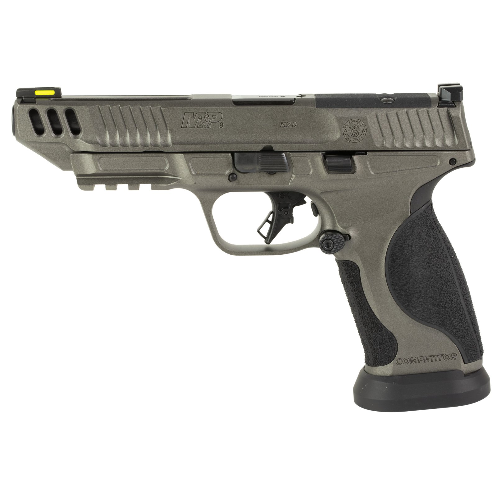 Smith & WESSON M&P M2.0 Competitor 9mm 5in 17rd Tungsten Gray Pistol - Smith & Wesson - 9mm