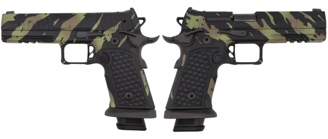 SIG SAUER P211-GT5 9MM PISTOL 5" TIGER STRIPE 2-21RD, 1-17RDRD MAGS - SIG_SAUER - 9mm