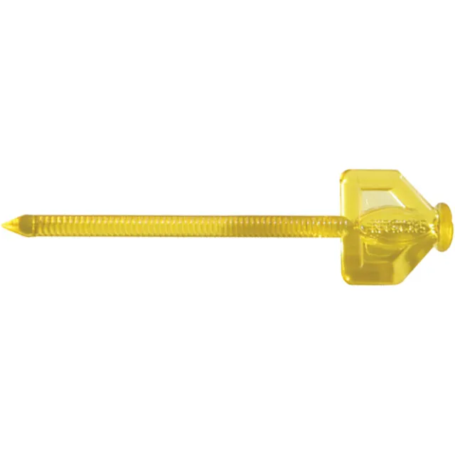 Saunders Sure-Lok Target Face Pins Yellow Plastic 100pk - Saunders