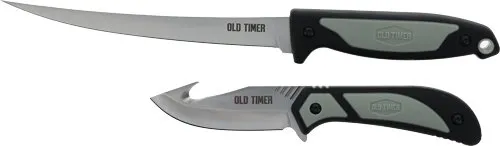 Old Timer 1259516 Boss Hunt/Fish Combo Set With Sheath