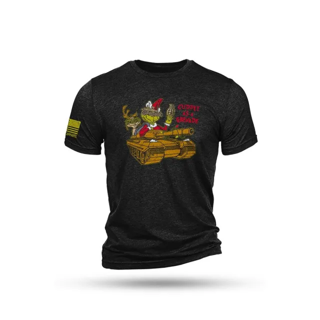 Buy Nine Line GRINCH-TSTRI Triblend Short Sleeve Shirt Black L online