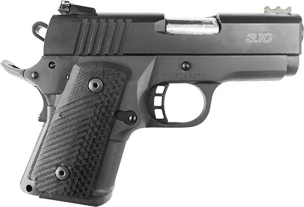 Rock Island BBR 3.10 Compact Pistol: Black Parkerized, .45 ACP, 10+1 Capacity, G10 Grip, 3.10in Barrel