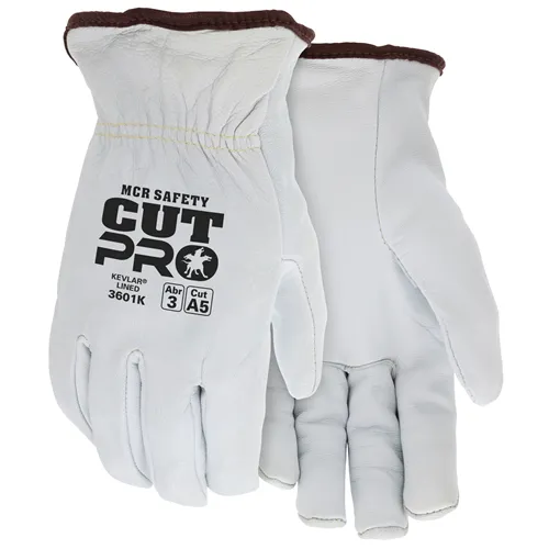 MCR Safety Prem Goat Grain Driver Kevlar Liner Cut-Resistant XXL - MCR Safety
