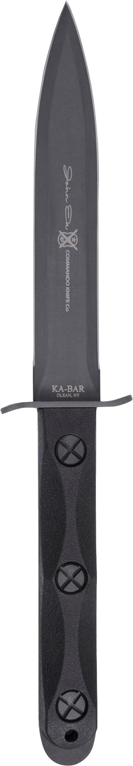 Ka-Bar EK44 6.63 In Double Edge Spear Point 1095 Cro-Van Blade - Ka-Bar