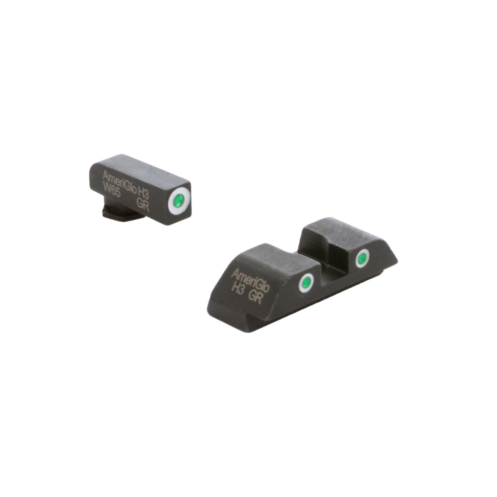 AmeriGlo GL5113 Classic Tritium Sight Set for Glock Gen 5 9mm/.40 - AmeriGlo