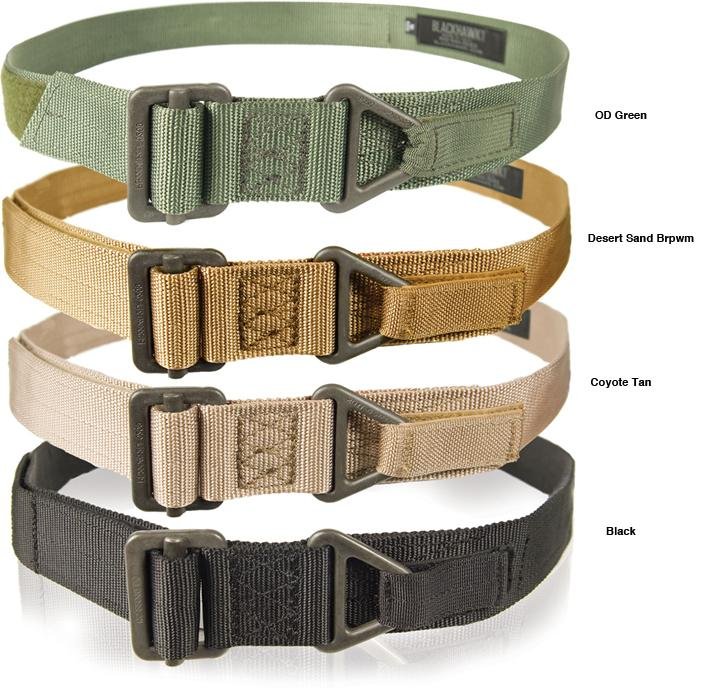BLACKHAWK! 41CQ00DE CQB Riggers Belt Small Nylon Coyote Tan 1.75" - Blackhawk