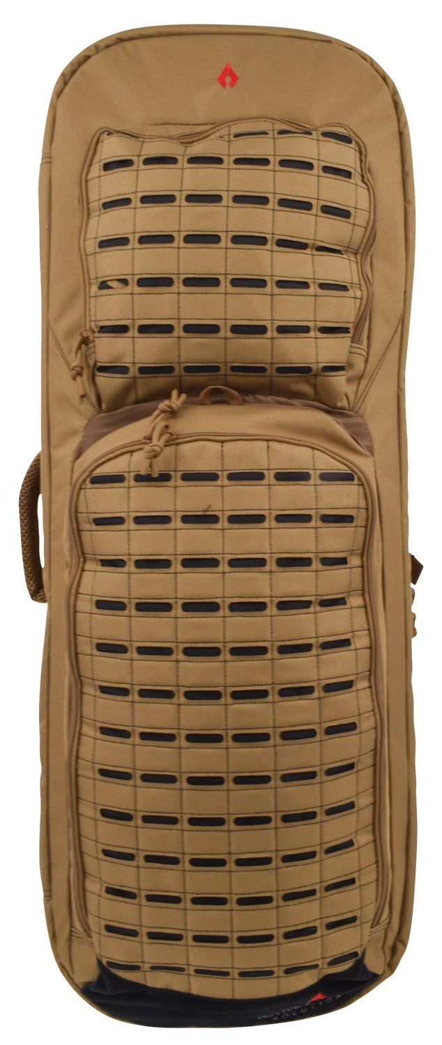 Advance Warrior FR28RBPTN/BL 28" Tactical Rifle Backpack, Black 600D Poly - Advance Warrior Solutions LLC