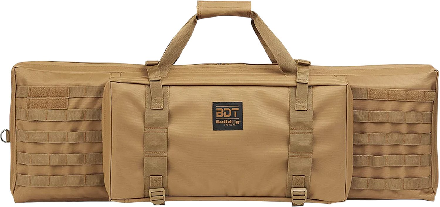 Bulldog BDT30-38T Tactical Rifle Soft Case 38" Tan with Front Pocket - Bulldog