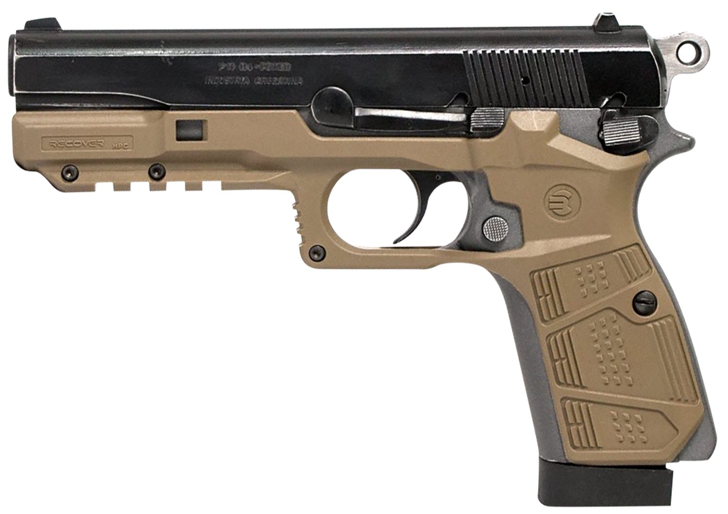Buy Recover Tactical HPC02 Browning Hi-Power Polymer Grip & Rail System Tan online