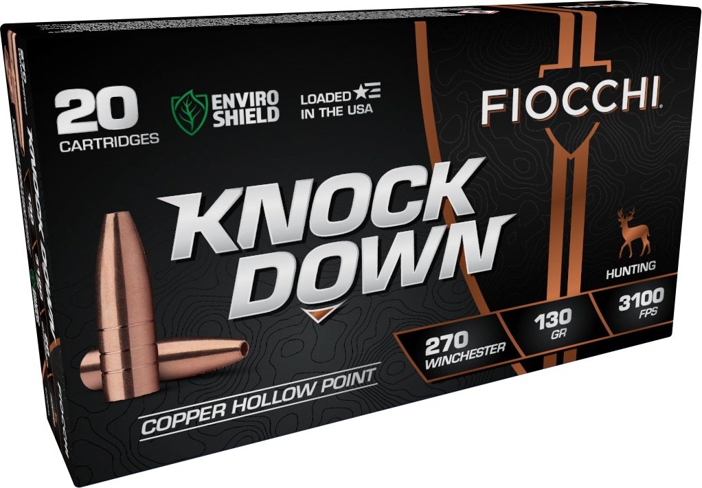 Buy Fiocchi 270CHA 270 Winchester 130 Grain Hollow Point 20 Rounds online