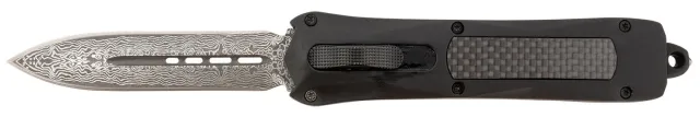 Steel River Knives A163BDD Spartan 3.50" OTF Dagger Plain Damascus...