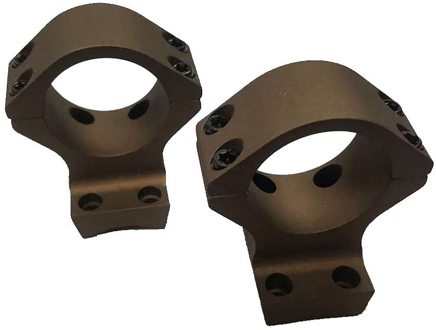 Talley HC950735 Scope Mount/Ring Combo Burnt Bronze 1" Tube High X-Bolt - Talley