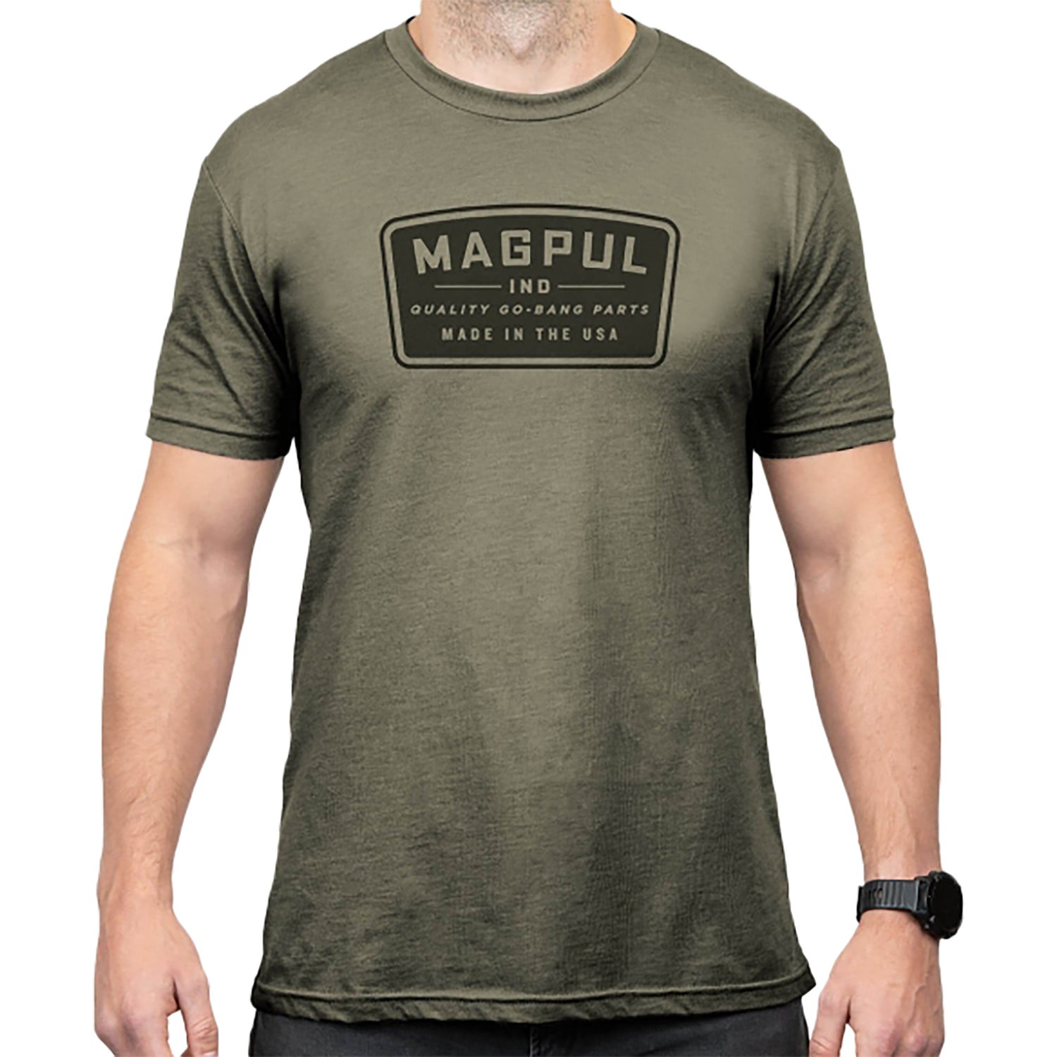 Buy Magpul MAG1526-316-M Olive Drab Heather Cotton/Poly S/S Medium online