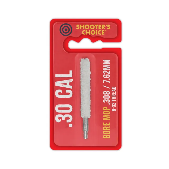 Shooter's Choice .30/.30-06/.308/8MM Calibers 3" Cotton Bore Mop - Shooter's Choice - .30/.30-06/.308/8MM
