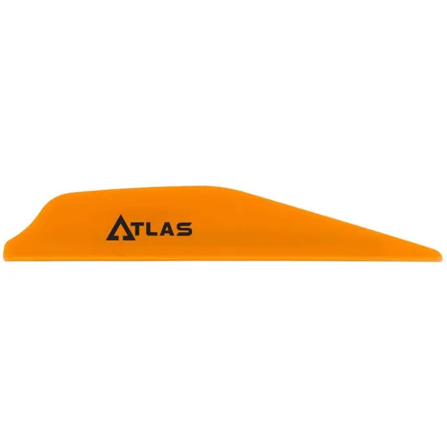 Bohning Atlas Vanes 101072NO28 Neon Orange 100pk AR1000 Material Durable - Bohning