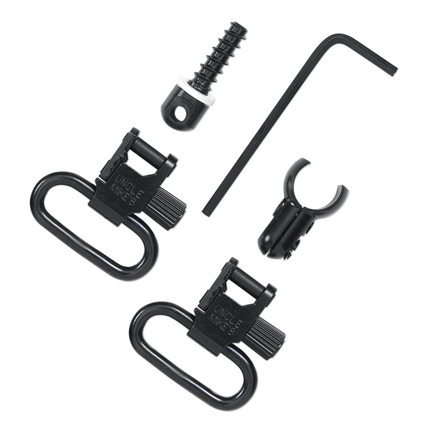 Uncle Mikes QD 115 U22 Swivel 1" Fits Mag Tubes .420"- .470" Black 1071-2 - Uncle Mike's - 1"