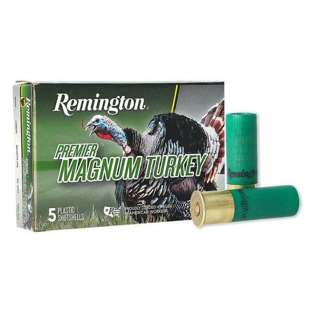 Remington Premier Magnum 12 Gauge, 3in, 2oz, 1175 ft/s, #4 Lead Shot, 5 Rounds, R26801