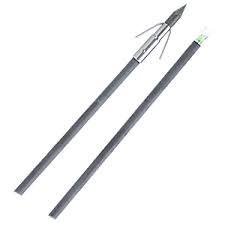 Buy Muzzy 1320C Lighted Carbon Composite Arrow, Green X Nock, 32-Inch Length, 0.28 lb Weight, Multi-Color online