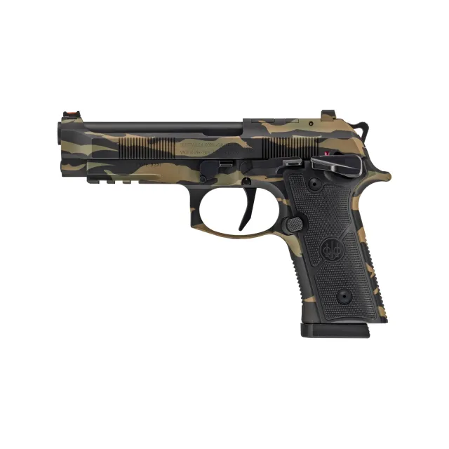 Beretta 92XI SAO SPEC0729A18 9mm 18RD Vietnam Tiger Stripe Camo 4.7" Barrel - Beretta - 9mm for sale at Gun Club HQ
