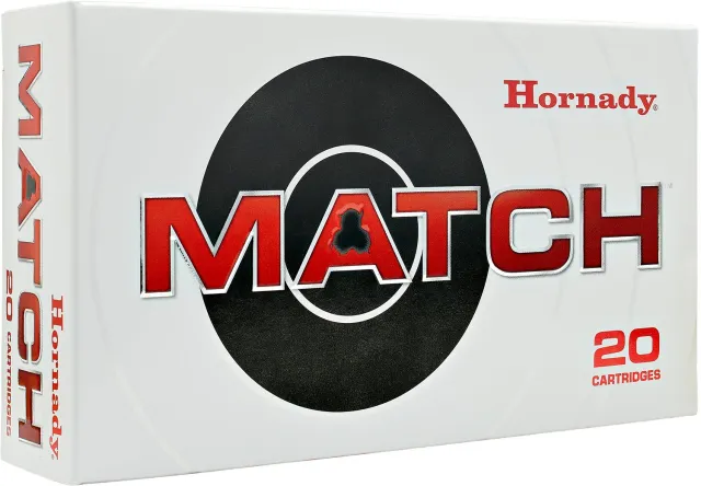 Hornady 8026 Match Target 223 Rem 75 gr HPBTM 2790 ft/s 20 Per Box/ 10 Cs - Hornady Manufacturing Company - 223 Rem