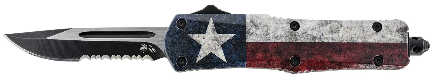 Buy Templar SCAP631 Captain Gen II 2.25" OTF Drop Point Knife Red/White/Blue online