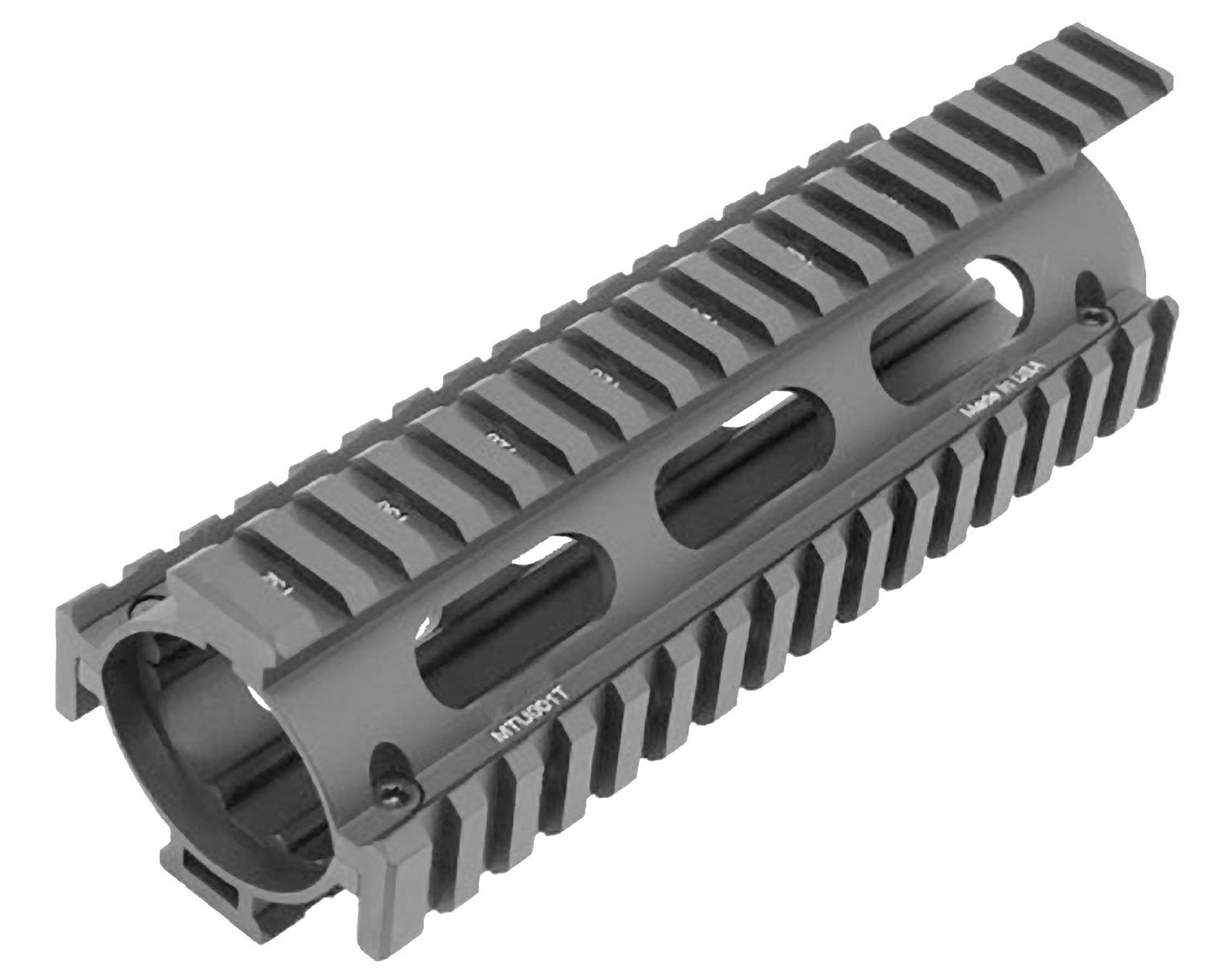 UTG Pro MTU001T AR-15 Quad Rail Handguard Black Anodized Aluminum - UTG - AR15 CARBINE
