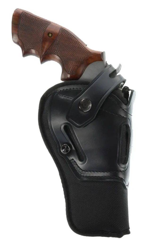 Galco SR46B Switchback Black Leather Belt Holster for 6" Revolvers - Galco International
