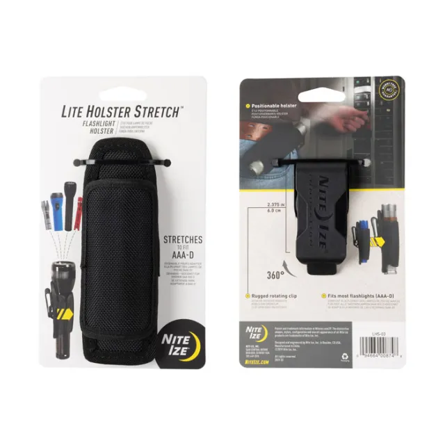Nite-Ize Lite Holster Stretch Elastic Flashlight Carrier