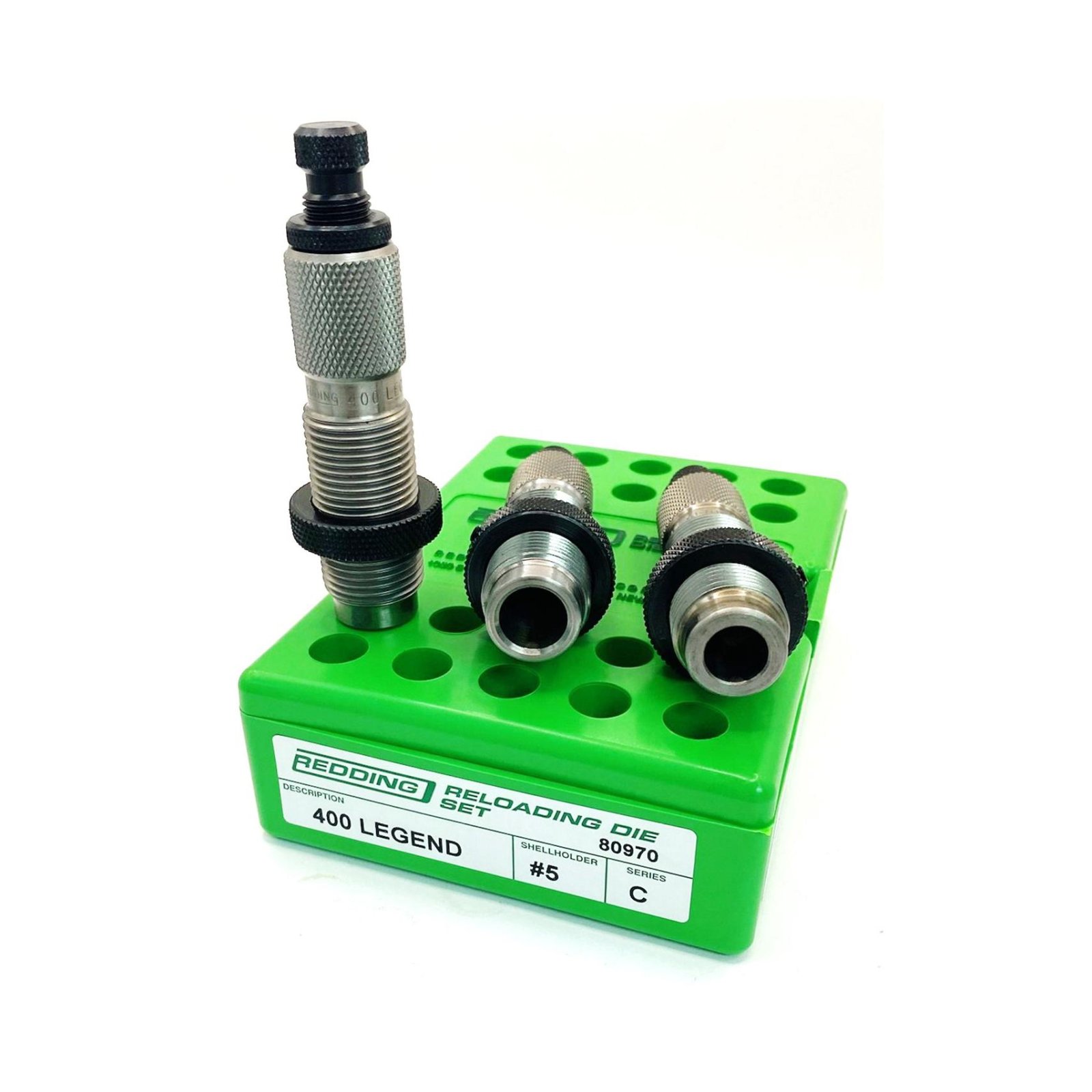 Redding 3-Die Set 400 Legend, 40-Caliber, Straight-Walled Cartridge - Redding Reloading Equipment - 400 Legend