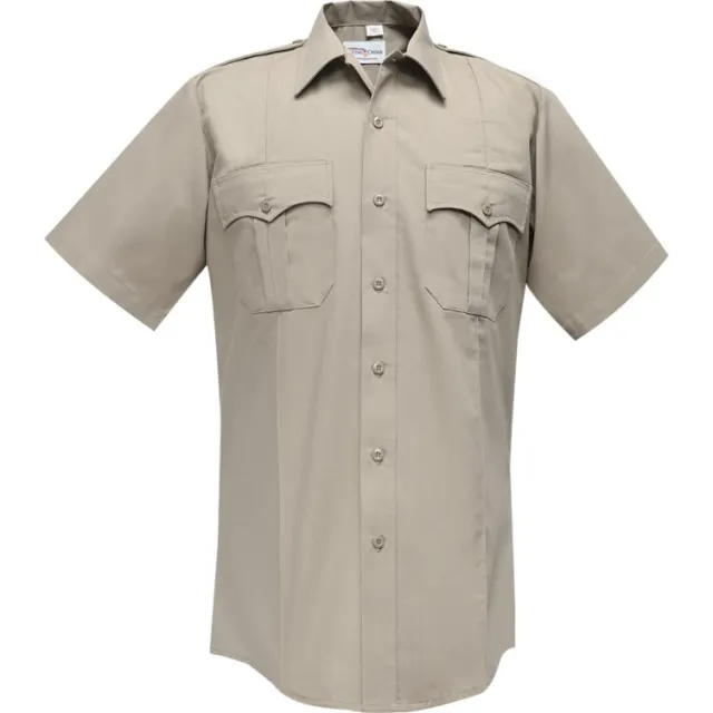 Flying Cross Command Short Sleeve Shirt Zippered Front Panel