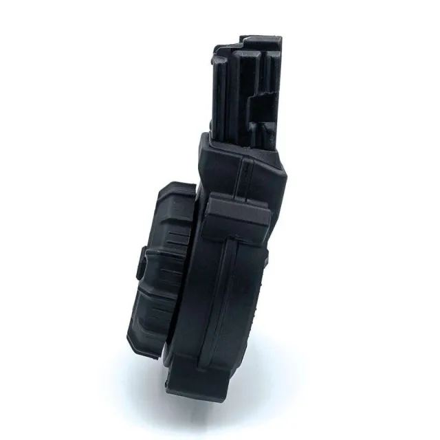 ProMag DRM-A106 9MM 50-Round Drum Magazine Black Polymer for H&K MP5/SP5 - Pro-Shot Products - 50RD