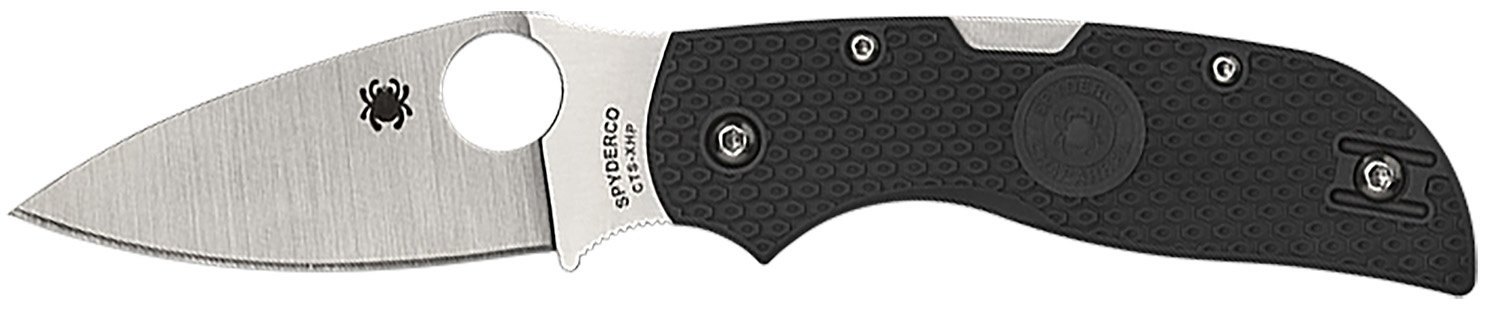 Spyderco C152PGY Chaparral Lightweight 2.80" Folding Drop Point Plain... - Spyderco