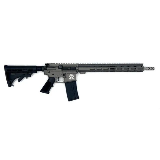 GLFA CA Compliant Rifle .223 Wylde 10rd Mag(1) 16'' Stainless Threaded Barrel Tungsten Cerakote - 10 Ring - .223 Wylde