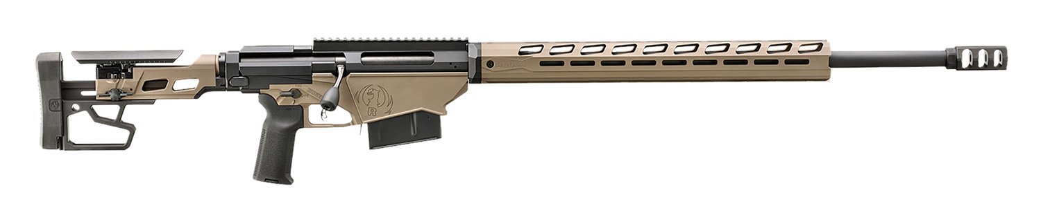 Ruger 18096 Precision Rifle .338 Lapua 26" Smoked Bronze Cerakote - Ruger - 338 Lapua