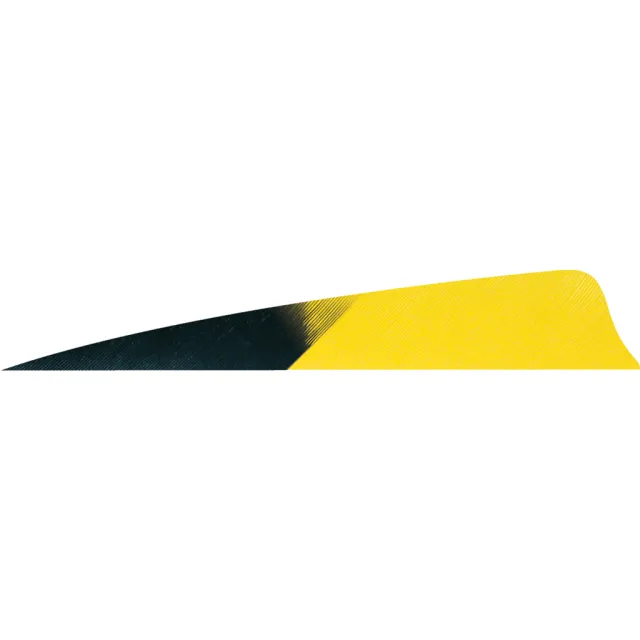 Gateway 400LSKSY-50 Shield Cut Feathers Kuro Sun Yellow 4 In LW 50 Pack - Gateway