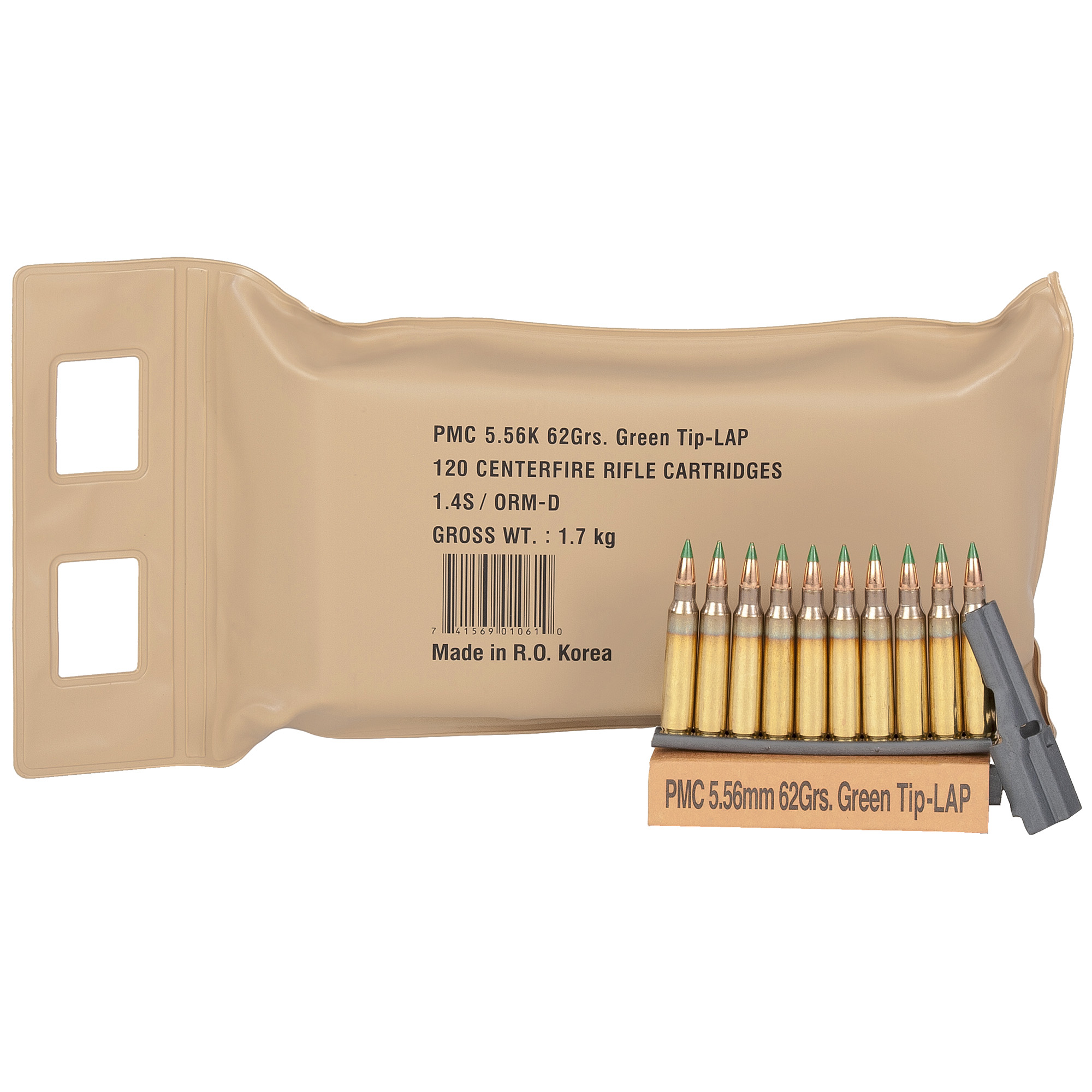 Buy PMC X-TAC 5.56 mm NATO 62 Grain LAP 120 Rounds Battle Pack online
