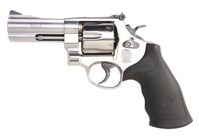 S&W 610 10mm Revolver 6rd 4" Barrel Stainless-USED