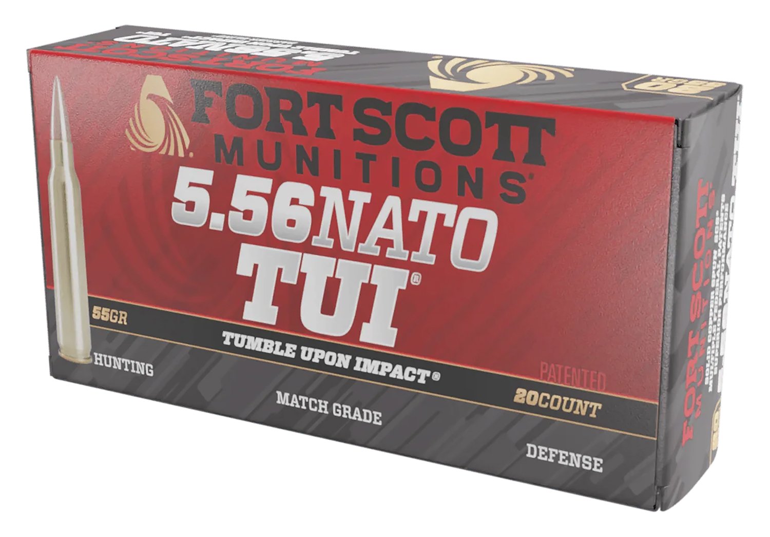 Buy Fort Scott Munitions 556-055-SCV 5.56x45mm 55gr Solid Copper 20 Rounds online
