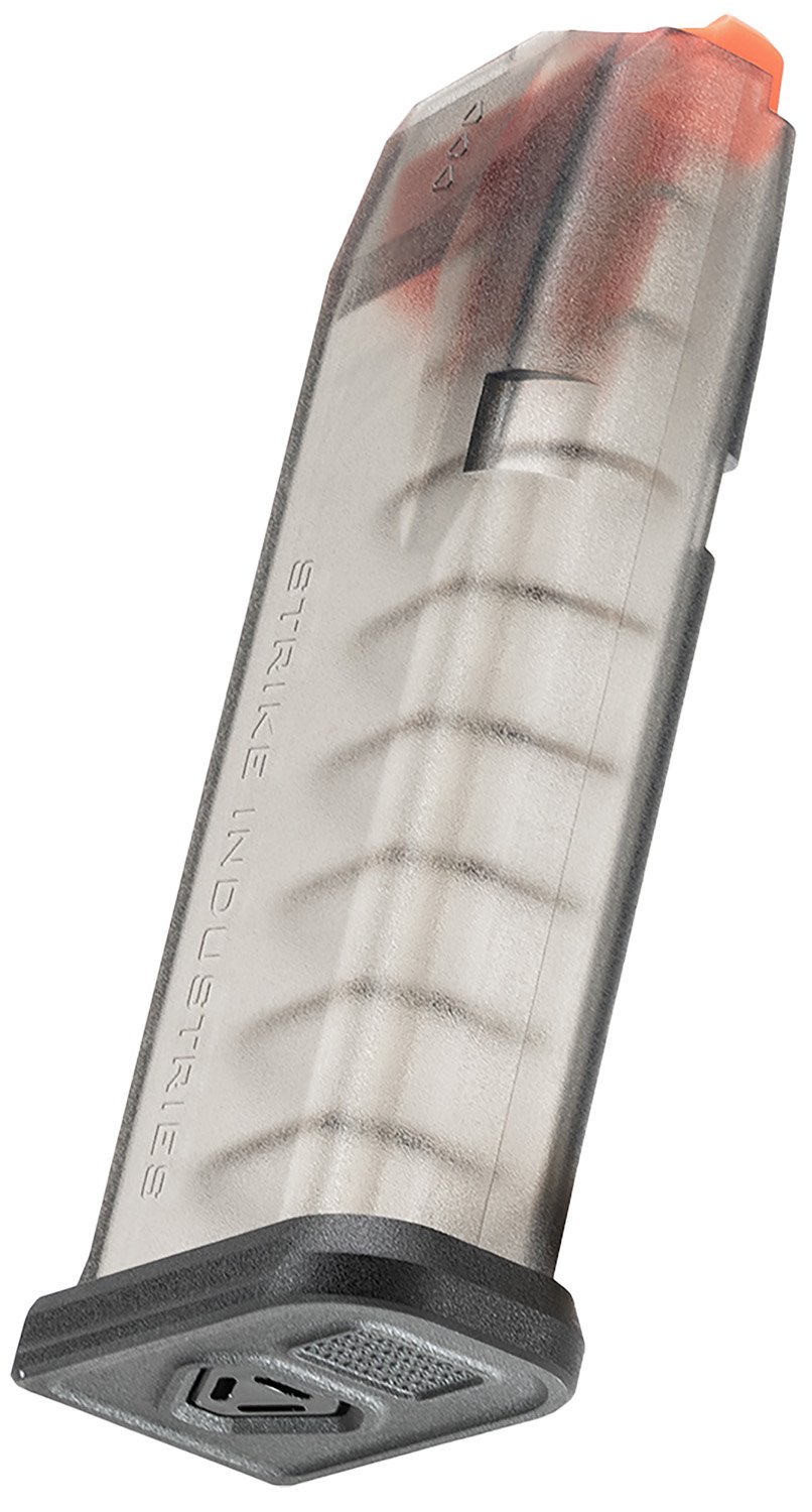 Strike Industries GMAG19 15rd Compatible w/ Glock 19/26 Gen3-5 Translucent - Strike Industries - 15+1