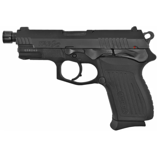 Bersa TPR Compact 9mm Luger 3.25in. Barrel 13rd Threaded - Black (TP... - Bersa - 9mm