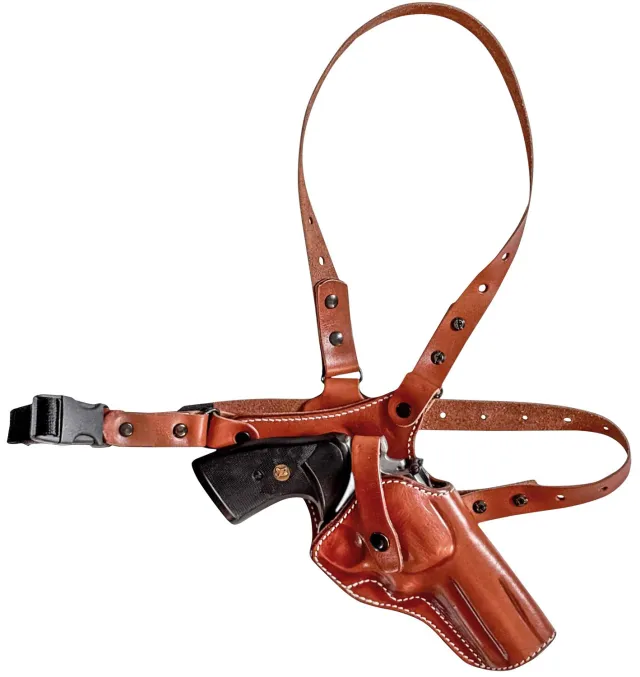1791 Gunleather PFC-RV5-CBR-R S&W N-Frame RH Brown Shoulder Holster - 1791 Gunleather