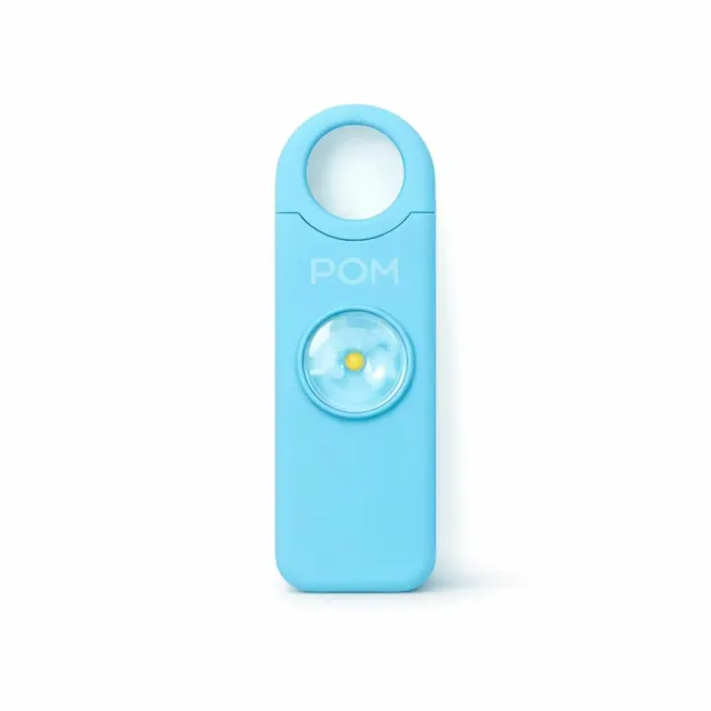POM Industries PA-AQA Personal Safety Alarm Aqua 130dB USB-C LED - POM Industries