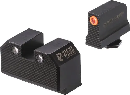 Night Fision GLK001330353OGZG Tritium Sights G17/19/45 RMR Orange