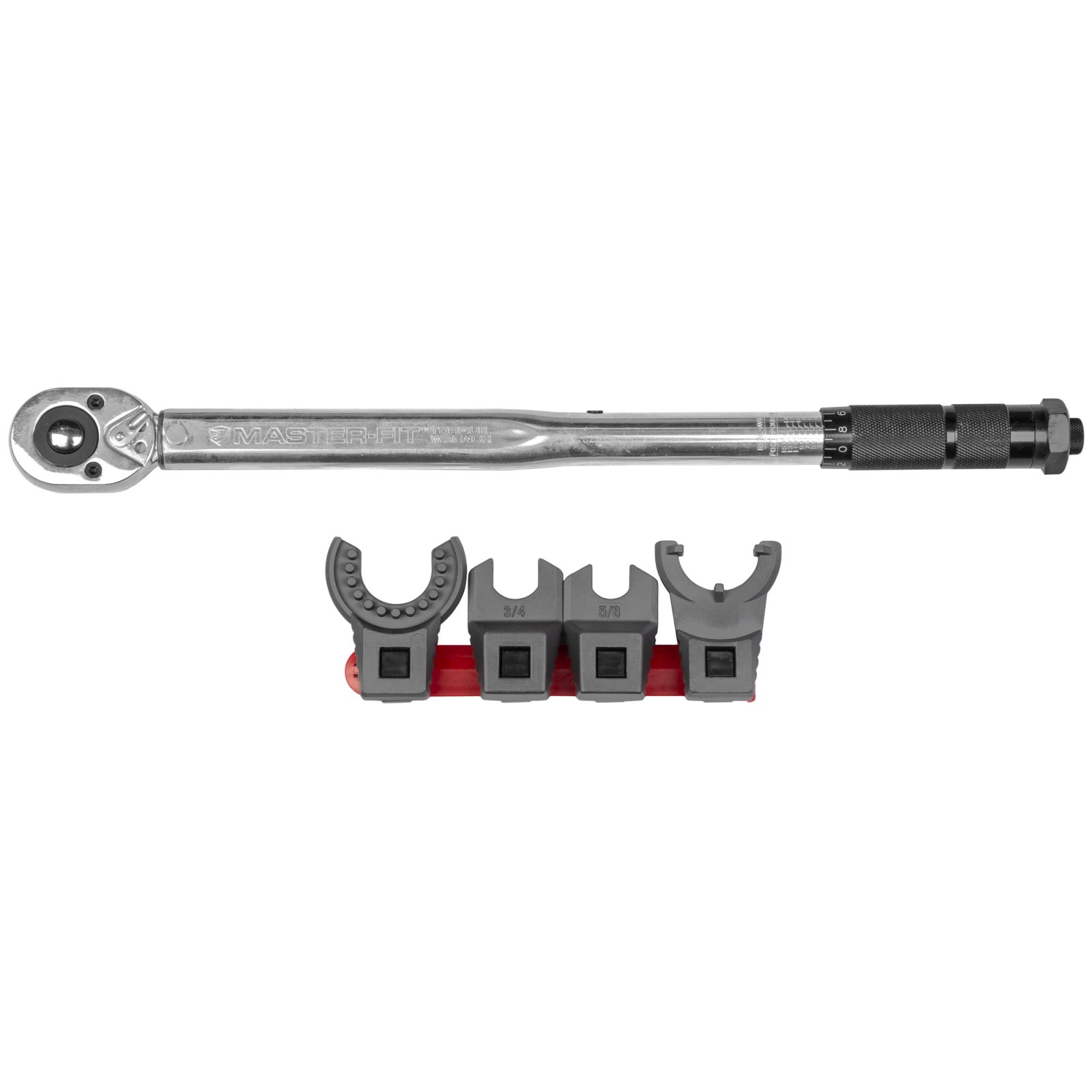 Buy Real Avid AVMF5WS Master-Fit 5-Piece Crowfoot Wrench Set Gray/Red online