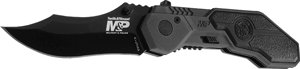 Smith & Wesson SWMP1B Assisted 3.0 Black Blade Gray-Black Aluminum - Smith & Wesson