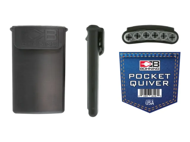 Bohning Pocket Quiver Black 201035BK - Bohning