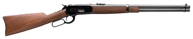 Winchester Guns Model 1886 Saddle Ring Carbine 45-90 Win 7+1 Cap 22" Polished Blued Rec/Barrel Grade I Oil Walnut Fixed Straight Grip Stock Right Hand (Full Size) - Winchester - 45-90
